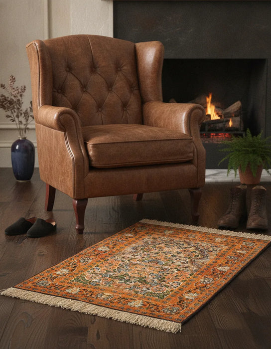 Kashmir with Wool and Seide