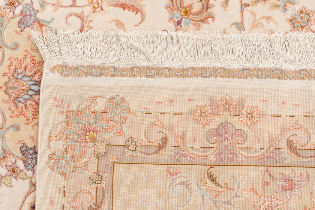 208 x 194 Täbriz mit Seide auf Seide