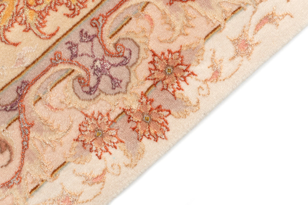 208 x 194 Täbriz mit Seide auf Seide