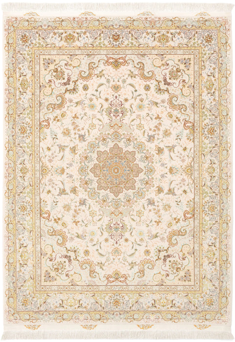 210 x 150 Täbriz mit Seide auf Seide