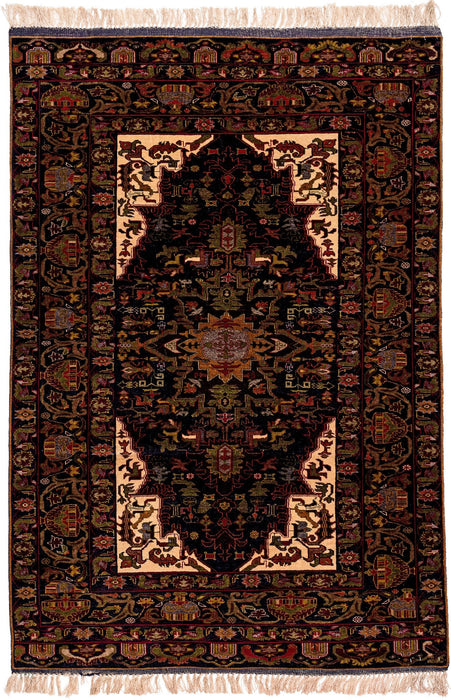 188 x 120 Afghan Mauri auf Seide